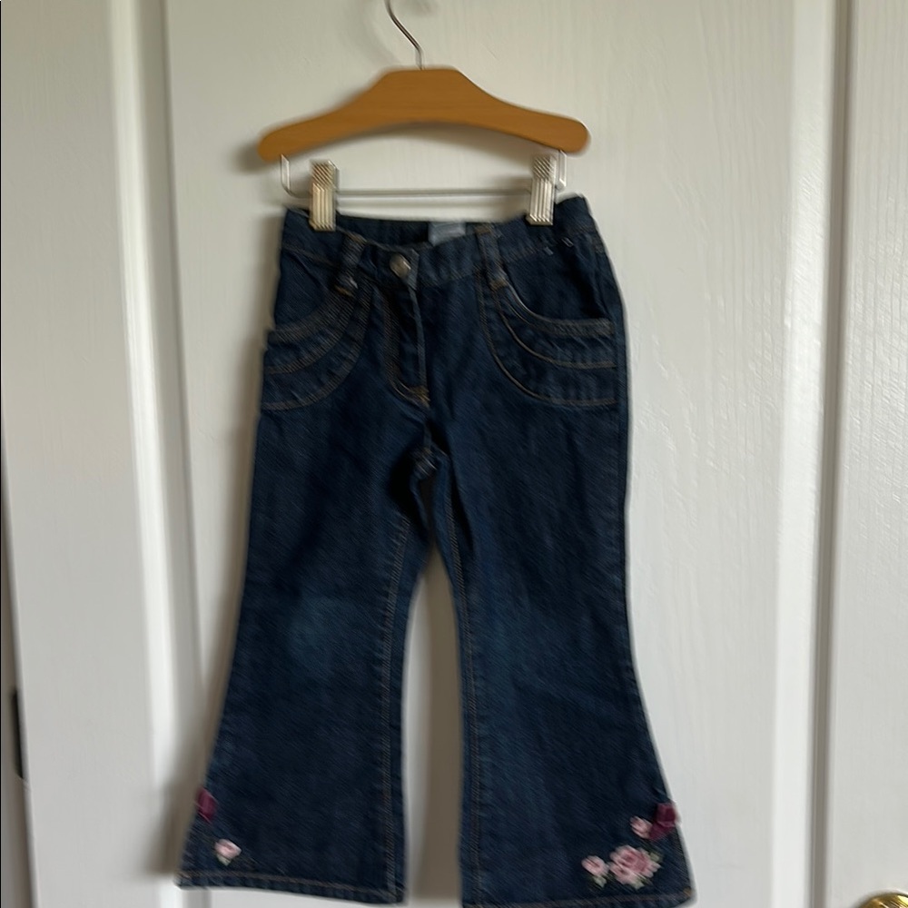 Embroidered Blue Jeans for Women